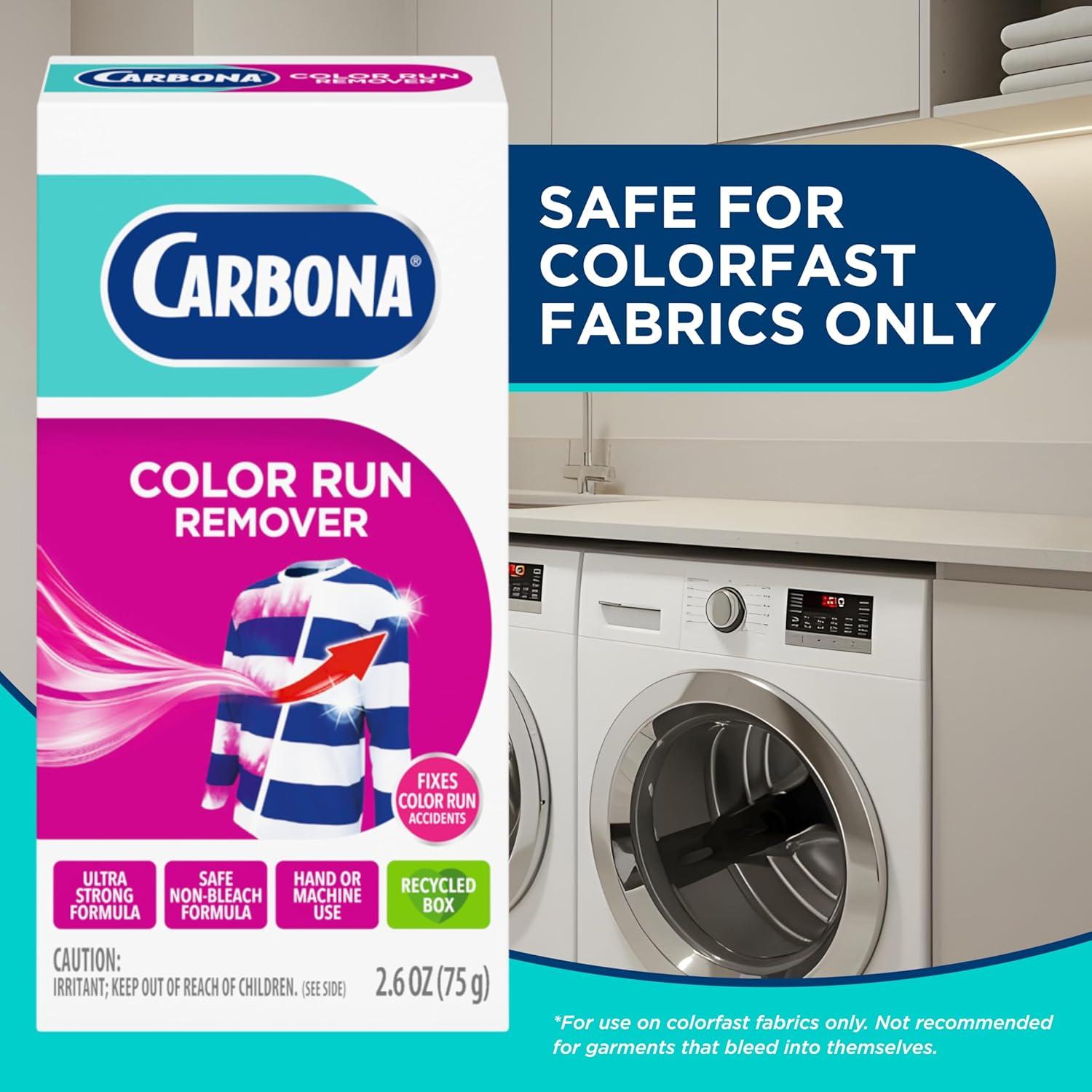 image:imageCarbona Color Run Remover Powerful Color Bleed Eliminator Fixes Color Run Accidents 26 Oz 2 Pack26 Ounce Pack of 1