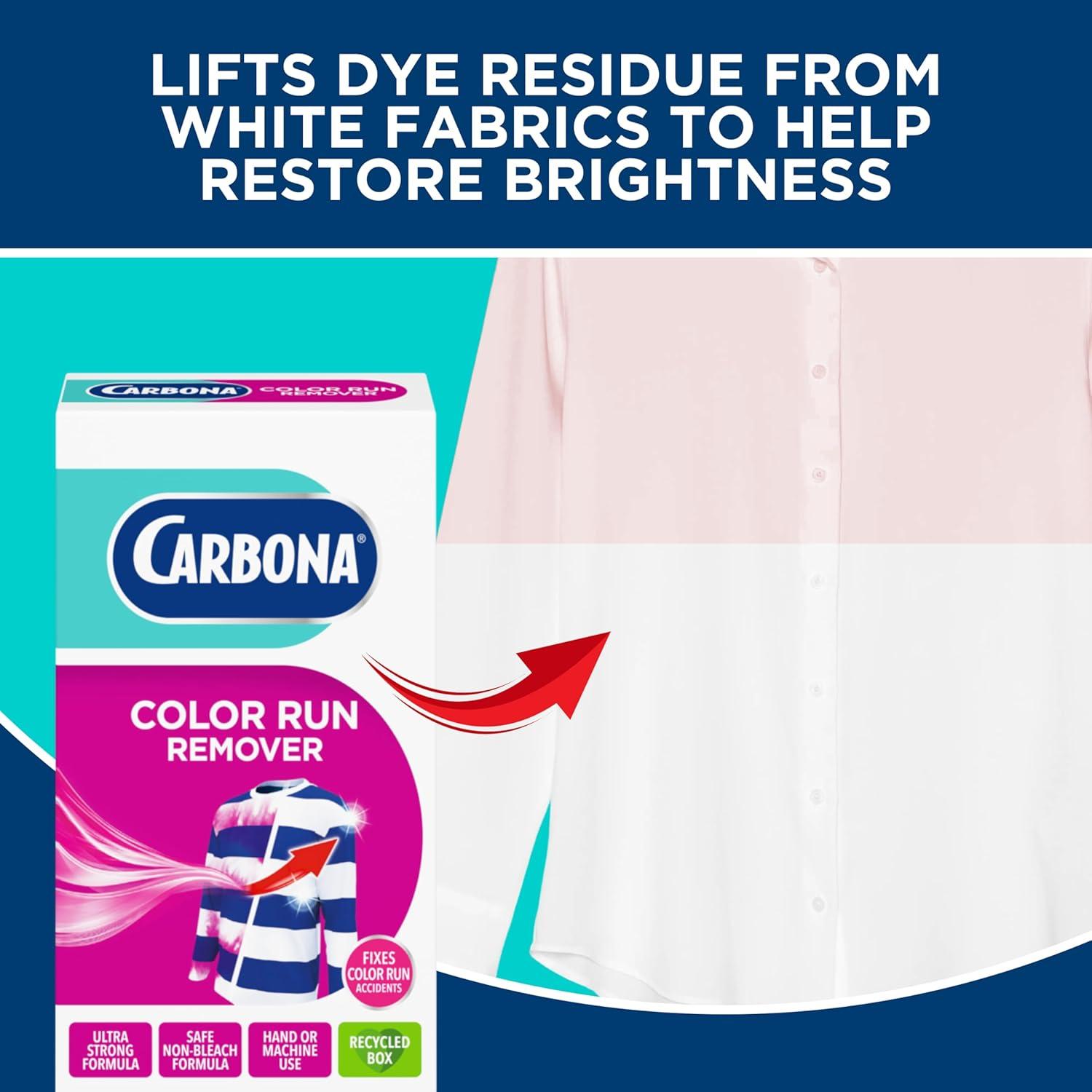 image:imageCarbona Color Run Remover Powerful Color Bleed Eliminator Fixes Color Run Accidents 26 Oz 2 Pack26 Ounce Pack of 1