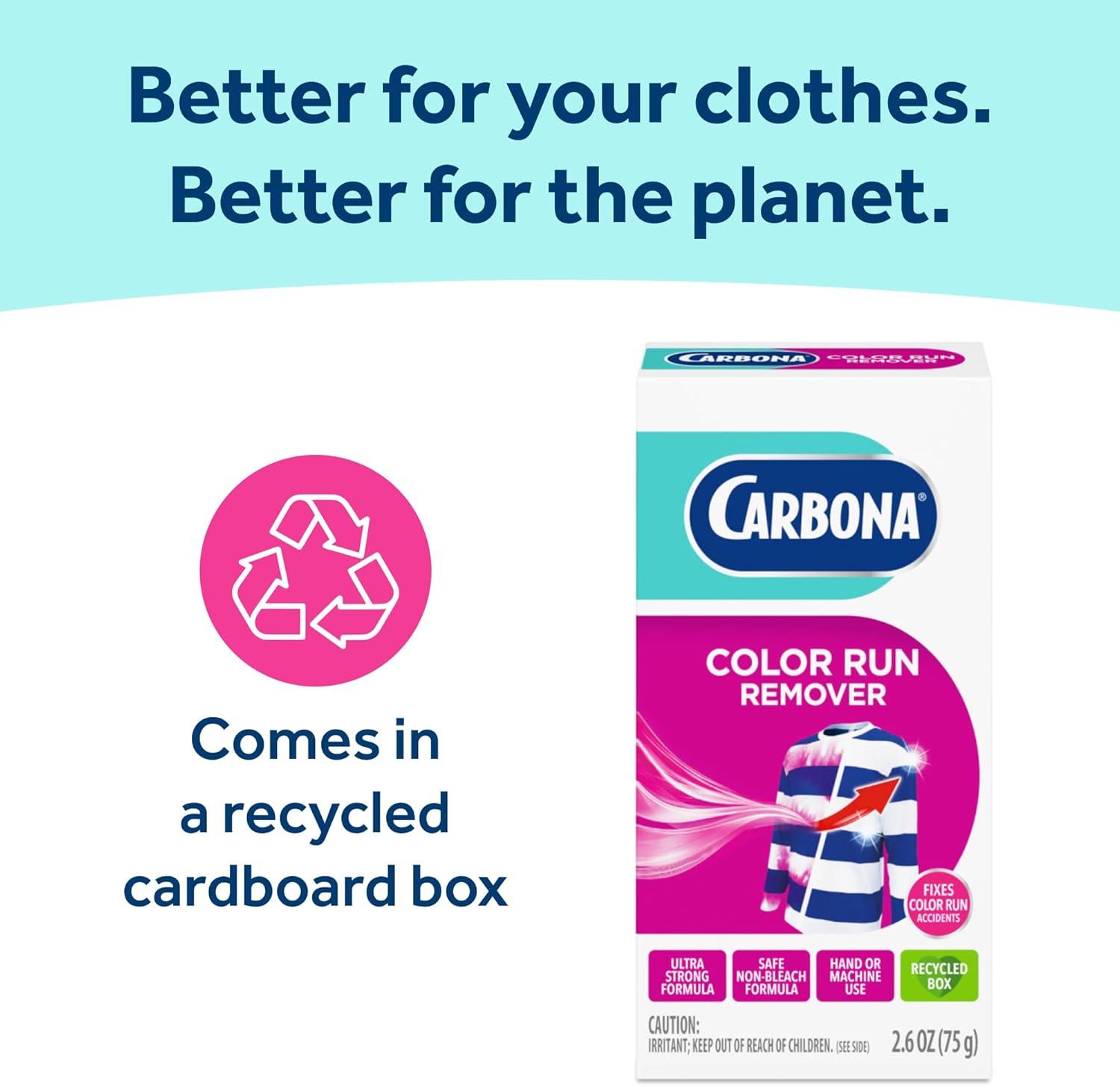 image:imageCarbona Color Run Remover Powerful Color Bleed Eliminator Fixes Color Run Accidents 26 Oz 2 Pack26 Ounce Pack of 1