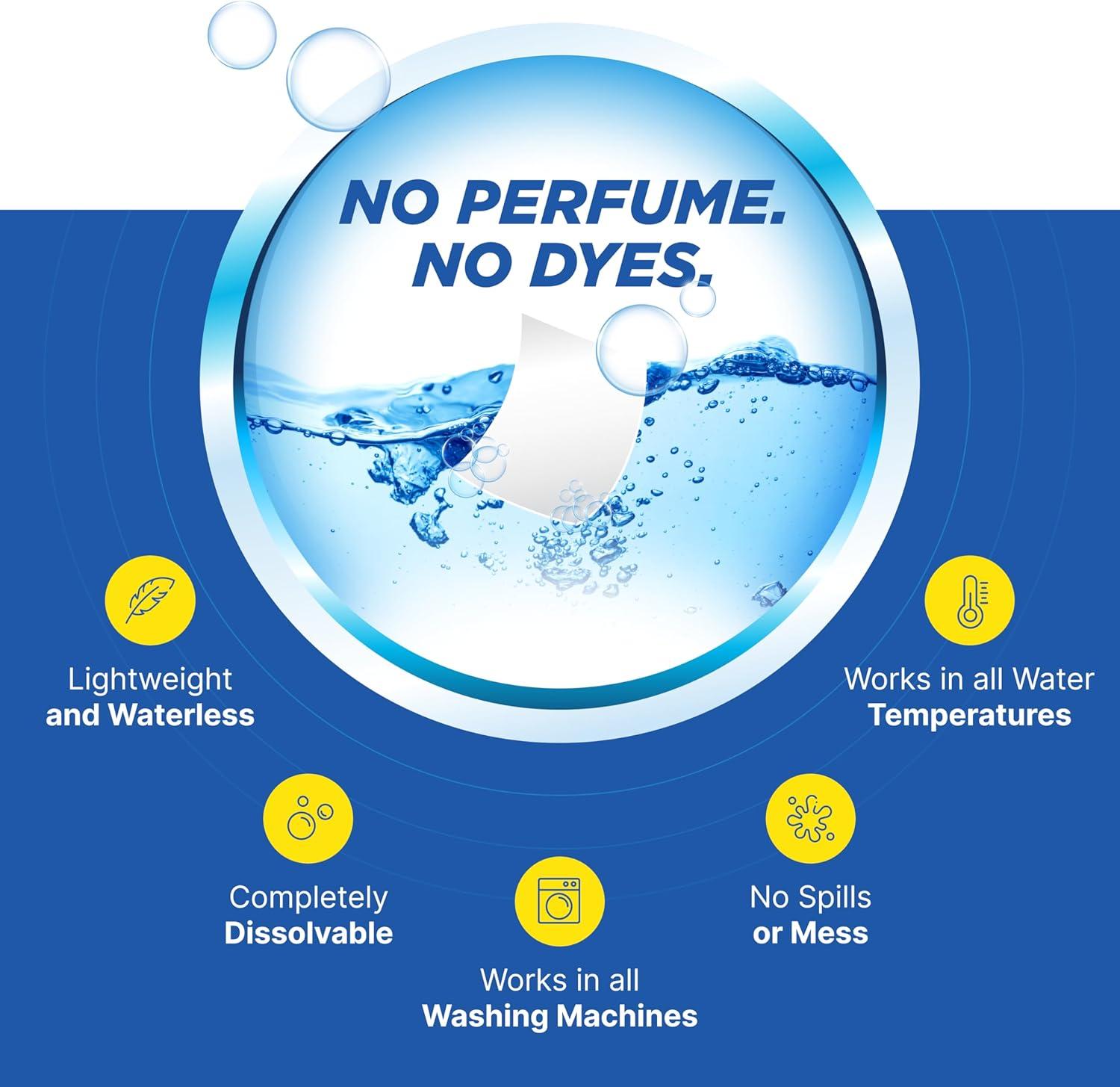 image:imageCarbona Laundry Detergent Sheets EcoFriendly Washing Detergent Up to 50 Loads 25 Sheets Stain Remover No Perfume or Dyes Free amp ClearFree Clear