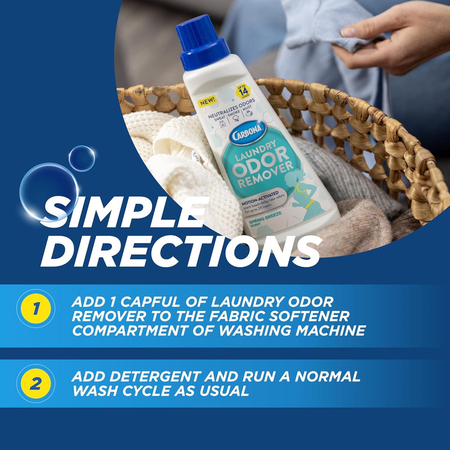 image:imageCarbona Laundry Odor Remover 168oz Spring Breeze Scent