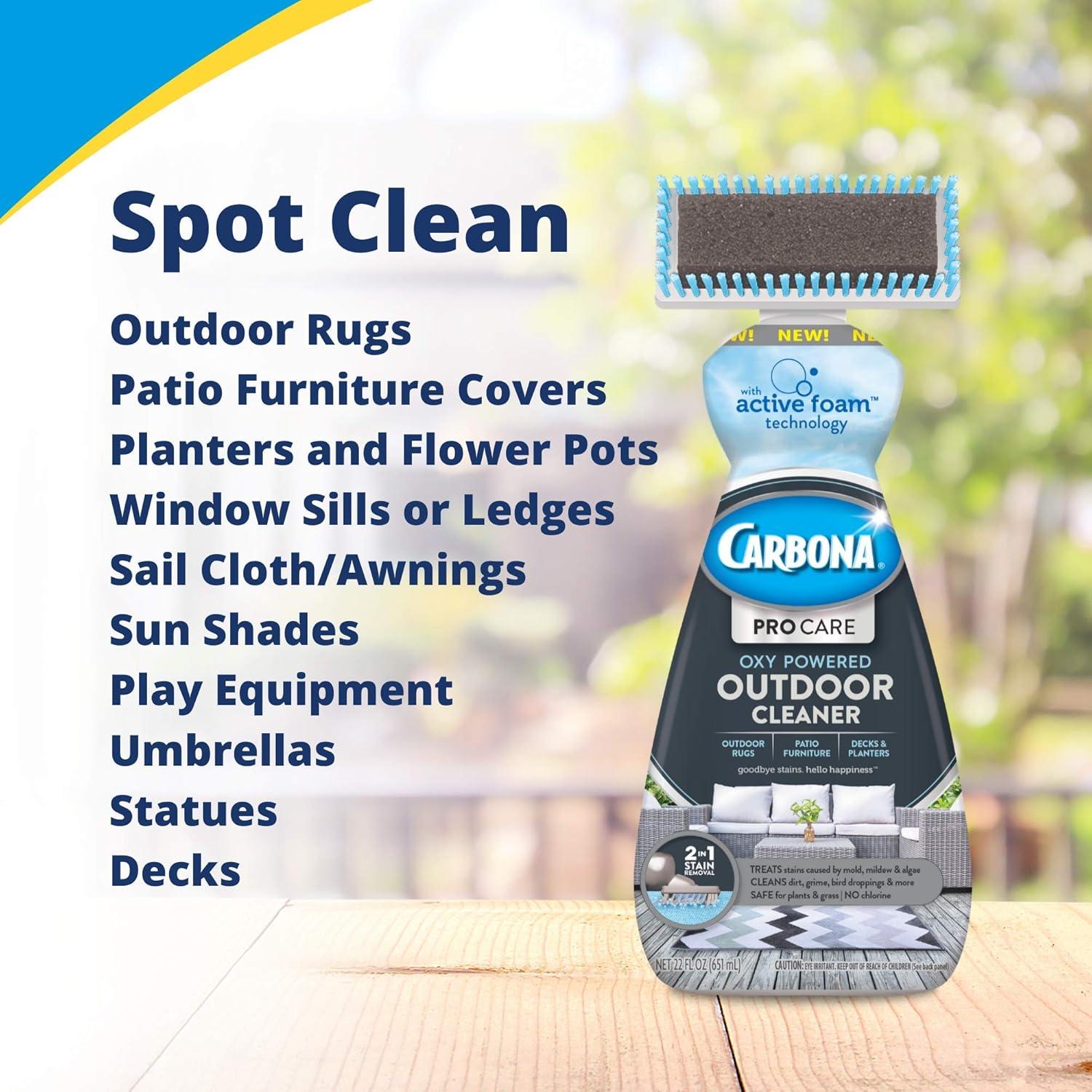image:imageCarbona Pro Care Oxy Powered Outdoor Cleaner with Active Foam Technology 22 Fl Oz 2 Pack22 Fl Oz Pack of 2