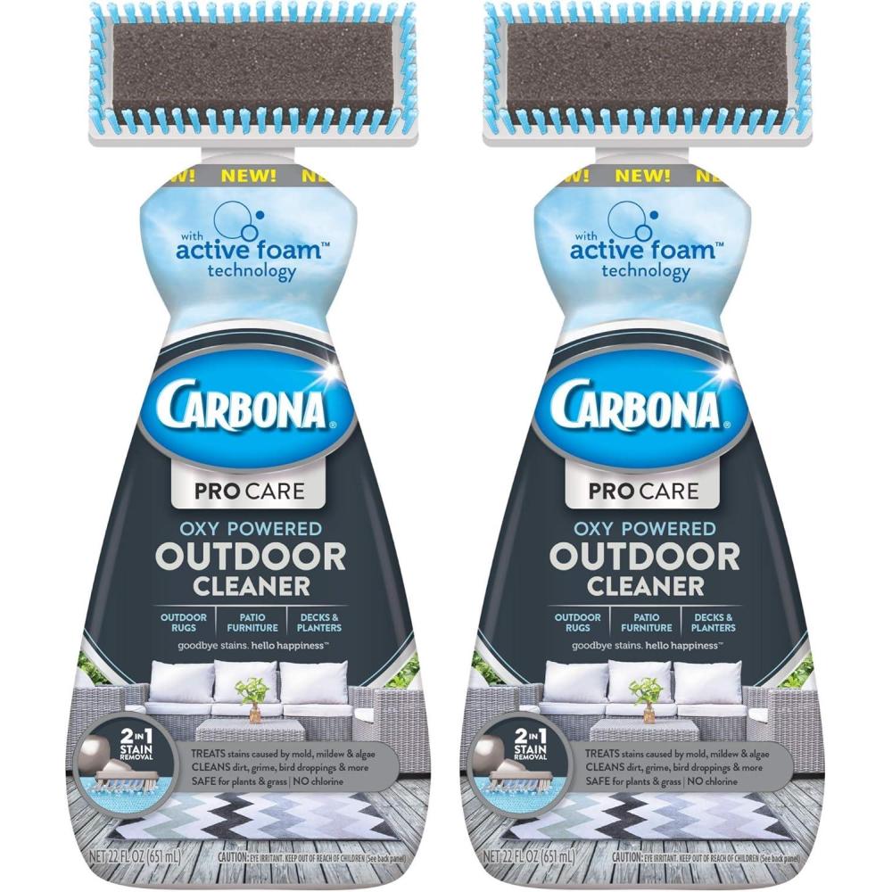 image:imageCarbona Pro Care Oxy Powered Outdoor Cleaner with Active Foam Technology 22 Fl Oz 2 Pack22 Fl Oz Pack of 2