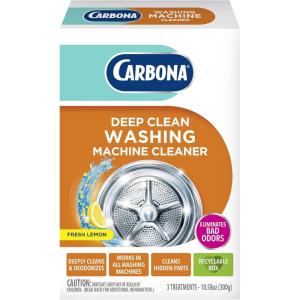 image:imageCarbona Washing Machine Cleaner  Eliminates Odor amp Residue  3 Count 2 Pack529 Ounce Pack of 1