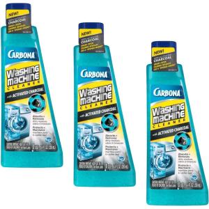 image:imageCarbona Washing Machine Cleaner with Activated Charcoal  Removes OdorCausing Residues  Works in Standard amp High Efficiency Washing Machines  84 FL Oz 3 Pack847 Fl Oz Pack of 3