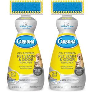 image:imageCarbona OxyPowered Pet Stain amp Odor Remover w Active Foam Technology  22 Fl Oz 2 Pack22 Fl Oz Pack of 2