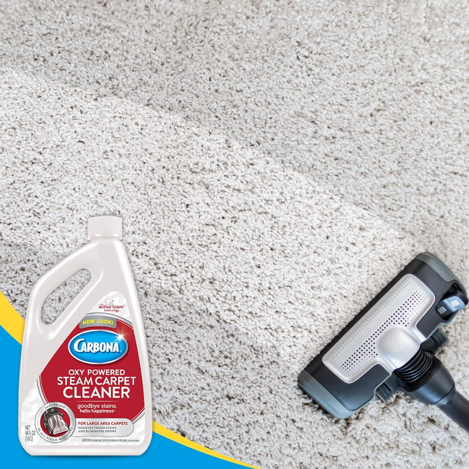 image:imageCarbona OxyPowered Steam Carpet Cleaner Professional Strength Deep Clean Solution Stain amp Odor Fighting Solution 2 Pack 96 Fl OZ