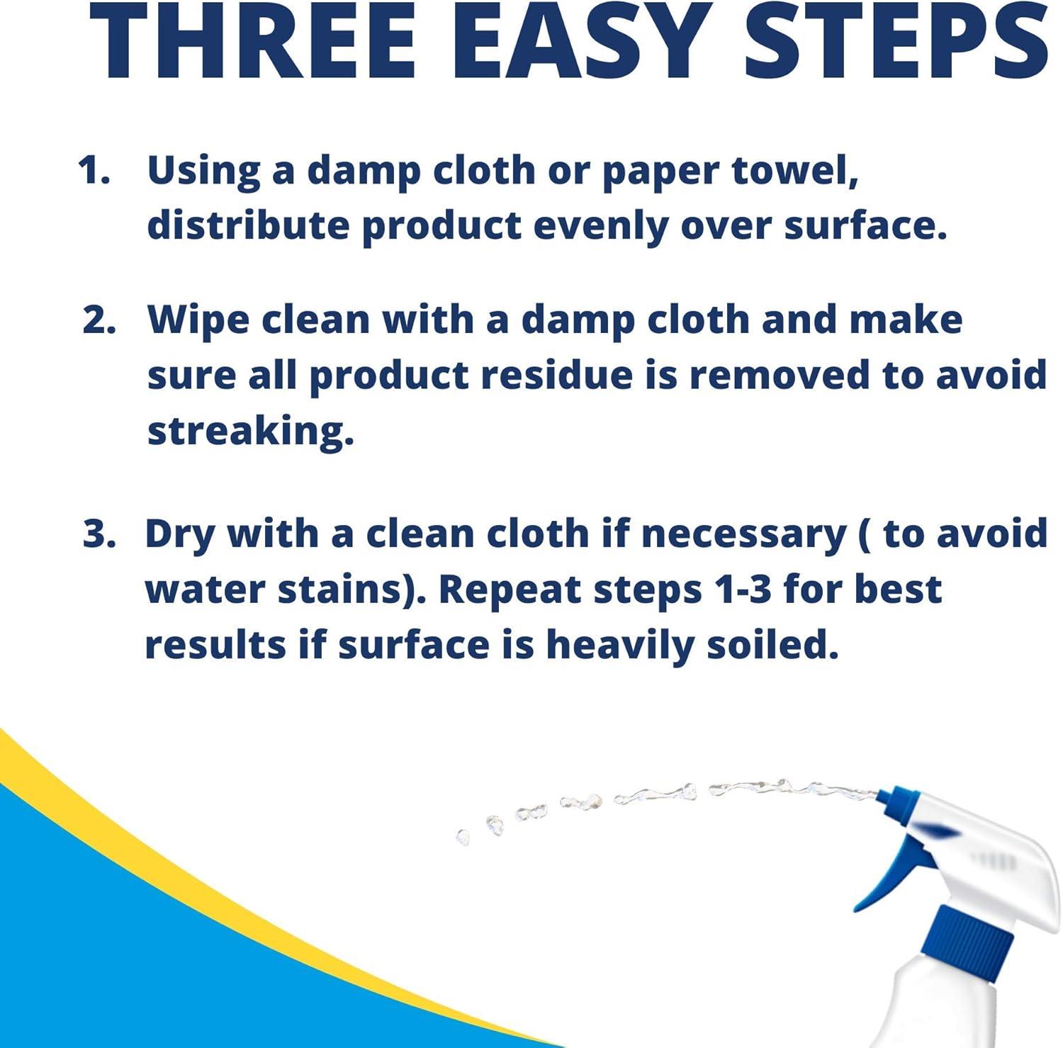 image:imageCarbona Stainless Steel Cleaner Streak Free Formula For Refrigerators Sinks amp Dishwashers 168 Fl Oz Each 3 Pack168 Fl Oz 3 Pack