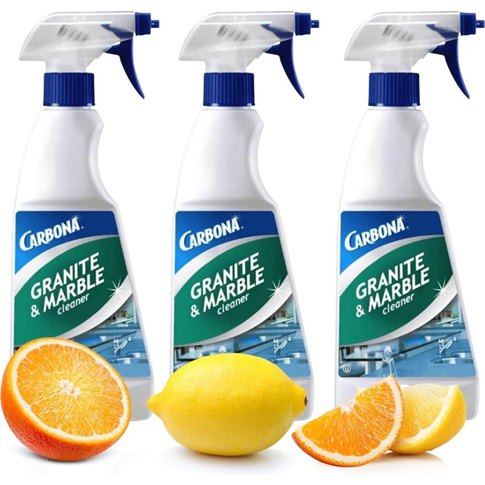 image:imageCarbona Granite amp Marble Cleaner NonAbrasive Formula Safe on Limestone amp Corian 168 Fl Oz 3 Pack168 Fl Oz Pack of 3