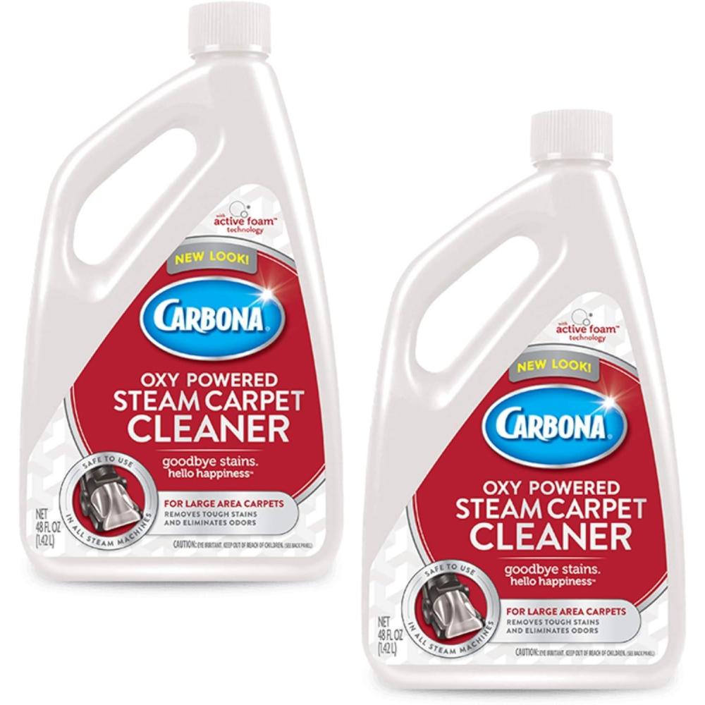 image:imageCarbona OxyPowered Steam Carpet Cleaner Professional Strength Deep Clean Solution Stain amp Odor Fighting Solution 2 Pack 96 Fl OZ
