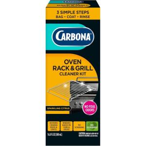 image:imageCarbona Oven Rack amp Grill Cleaner  Eliminates Thick Grease amp BuildUp  Griddle amp BBQ Cleaning Solution  168 Fl Oz 2 Pack168 Fl Oz Pack of 1