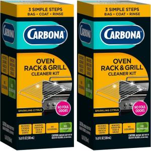 image:imageCarbona Oven Rack amp Grill Cleaner  Eliminates Thick Grease amp BuildUp  Griddle amp BBQ Cleaning Solution  168 Fl Oz 2 Pack168 Fl Oz Pack of 2