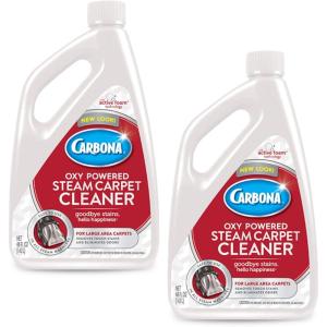 image:imageCarbona OxyPowered Steam Carpet Cleaner  Professional Strength Deep Clean Solution  Stain amp Odor Fighting Solution 2 Pack 96 Fl OZ