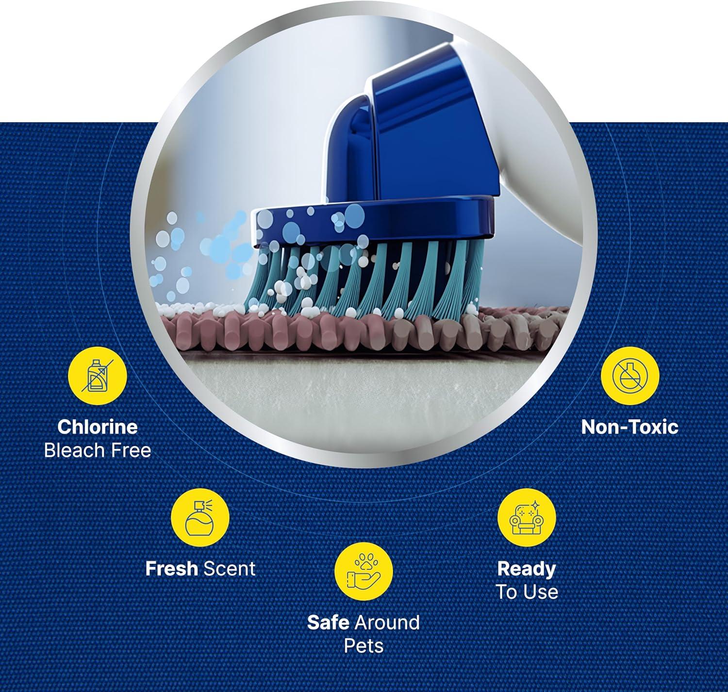 image:imageCarbona Oxy Powered Upholstery Cleaner with Brush amp Sponge Stain Remover for Couches Car Seats amp Mattresses Fast Formula No Residue