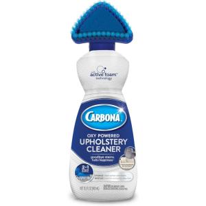 image:imageCarbona Oxy Powered Upholstery Cleaner with Brush amp Sponge Stain Remover for Couches Car Seats amp Mattresses Fast Formula No Residue